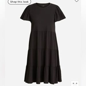 J. Crew Knit broken-in jersey tiered mini dress*